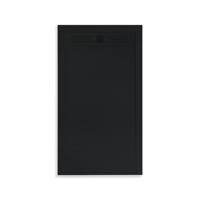 Douchebak Boss & Wessing Veroni Elite 140x90 cm Composietsteen Mat Zwart Boss & Wessing