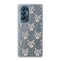 Kitten: Oppo Find X3 Neo Transparant Hoesje