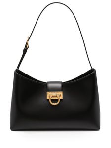 Ferragamo sac porté épaule Trifolio - Noir