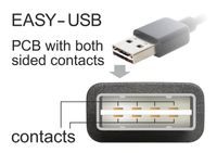 DeLOCK 3m USB 2.0 A - micro-B m/m USB-kabel USB A Micro-USB B Zwart - thumbnail