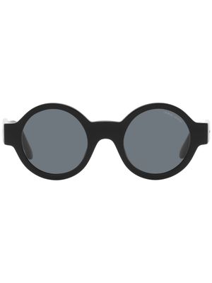 Giorgio Armani lunettes de soleil AR 903M à monture ronde - Noir