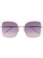 Jimmy Choo Eyewear lunettes de soleil Dany à monture carrée - Violet