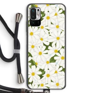 Summer Daisies: Xiaomi Redmi Note 10 5G Transparant Hoesje met koord