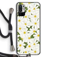 Summer Daisies: Xiaomi Redmi Note 10 5G Transparant Hoesje met koord