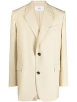 AMI Paris Blazer met enkele rij knopen - Geel - thumbnail