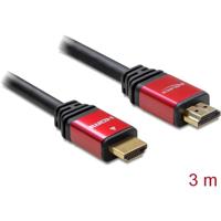 DeLOCK high speed hdmi - hdmi a male > hdmi a male kabel (zwart, 3 meter)
