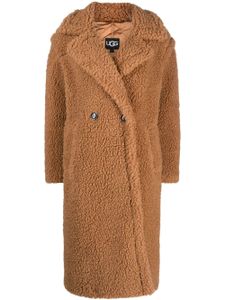 UGG manteau Gertrude à boutonnière croisée - Marron