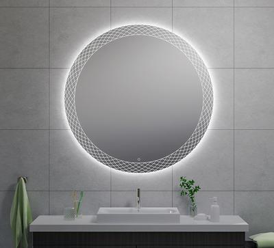 Wiesbaden Deco spiegel rond met LED, dimbaar 120 cm
