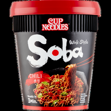 Nissin Soba Wok Style Chili Noedels 92 g bij Jumbo