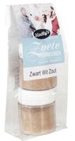 Zwart wit potjes zout 25 gram