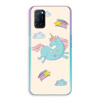 Vliegende eenhoorn: Oppo A92 Transparant Hoesje