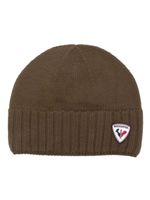 Rossignol bonnet en laine à patch logo - Vert - thumbnail