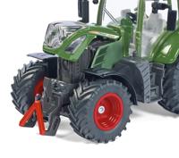 Siku Fendt 724 Vario Tractor 1:32 metaal/kunststof groen Ackermann-besturing en trekhaak - thumbnail