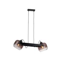 Just Light HanglampCup 2.0 2-lichts smoke glas - 15752-18