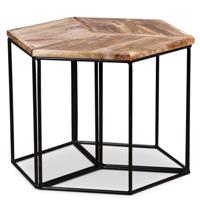 Salontafel 56x48x40 cm massief mangohout - thumbnail