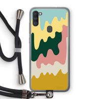 Baar B: Samsung Galaxy A11 Transparant Hoesje met koord