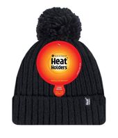 Heat Holders Ladies pom pom hat arden black one size (1 st)