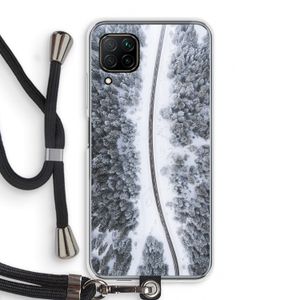 Snøfall: Huawei P40 Lite Transparant Hoesje met koord