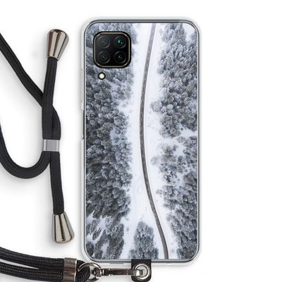 Snøfall: Huawei P40 Lite Transparant Hoesje met koord