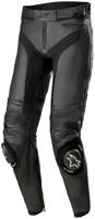 ALPINESTARS Missile V3 Pants, Leder motorbroek heren, Zwart-Zwart Kort