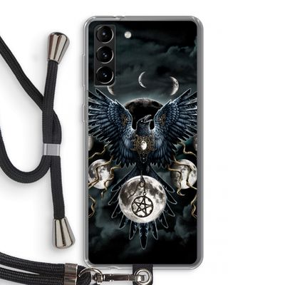 Sinister Wings: Samsung Galaxy S21 Plus Transparant Hoesje met koord
