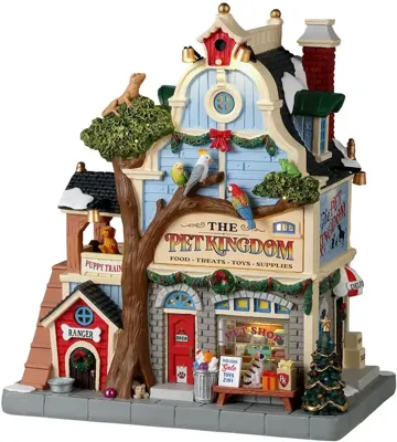 Lemax the pet kingdom verlicht kersthuisje Harvest Crossing 2024