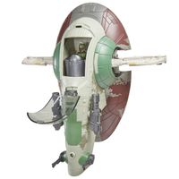 Star Wars Mission Fleet Fahrzeug Vehicle with Figure Firespray with Boba Fett 6 cm - thumbnail