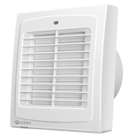 [tweedekans] Badkamer/toilet Ventilator Blauberg "auto" Met Automatische Lamellen - Ø 100mm - Met Timer (auto100t)