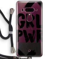 Girl Power #2: HTC U12+ Transparant Hoesje met koord Girl Power #2: HTC U12+ Transparant Hoesje met koord