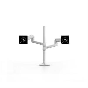Ergotron LX Series LX Dual Stacking Arm flat panel bureau steun 101,6 cm (40") Wit