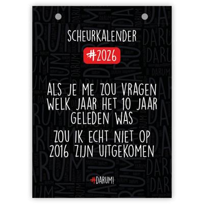 Darum Scheurkalender 2026