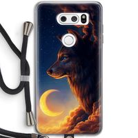 Night Guardian: LG V30 Transparant Hoesje met koord