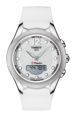 Horlogeband Tissot T075220 / T603035117 Rubber Wit