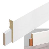 Stijlplint Blok Renovatie Witfolie 18x80mm - lengte 240cm