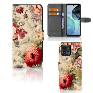 Hoesje voor Motorola Moto G72 Bloemen