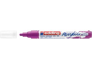 Acrylmarker edding e-5100 medium bessen rood