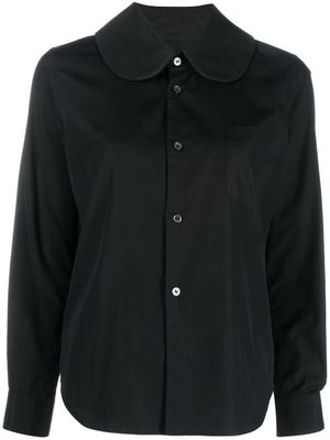 Comme Des Garçons Pre-Owned chemise à col claudine (années 2000) - Noir