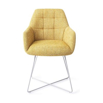 Jesper Home Noto eetkamerstoel Bumble Bee cross white