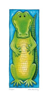 Kunstdruk Kate Mawdsley - Snapper 15x30cm