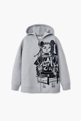 Bedrukte sweatshirt met rits M. Christian Lacroix - BLACK - L