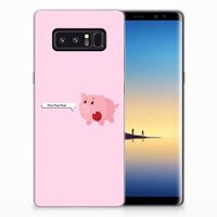 Samsung Galaxy Note 8 Telefoonhoesje met Naam Pig Mud