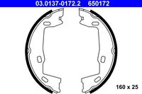 Remschoenset, parkeerrem 03013701722