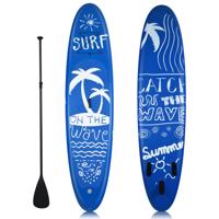 Opblaasbare SUP Board Stand UP Paddle Board Opblaasbare Surfplank met Bonus SUP Accessoires & Draagtas Verbreed Staande Boot