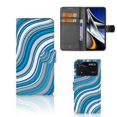Xiaomi Poco X4 Pro 5G | Telefoon Hoesje | Waves Blue