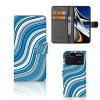 Xiaomi Poco X4 Pro 5G | Telefoon Hoesje | Waves Blue Xiaomi Poco X4 Pro 5G | Telefoon Hoesje | Waves Blue