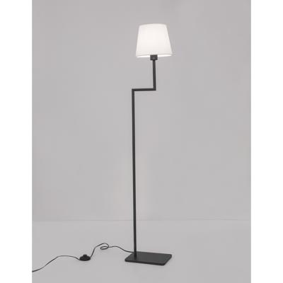 Lyora VloerlampSavona zwart met witte kap - 9919153