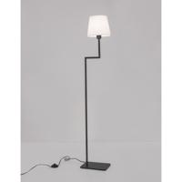 Lyora VloerlampSavona zwart met witte kap - 9919153