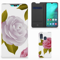 Samsung Galaxy A40 Smart Cover Roses - thumbnail