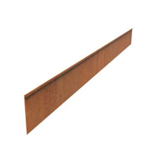 Kantopsluiting cortenstaal geplet 230x0,3x20cm.