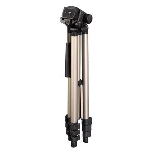 Hama Tripod 1/4 inch Werkhoogte: 42.5 - 125 cm Champagne Incl. tas, Waterpas